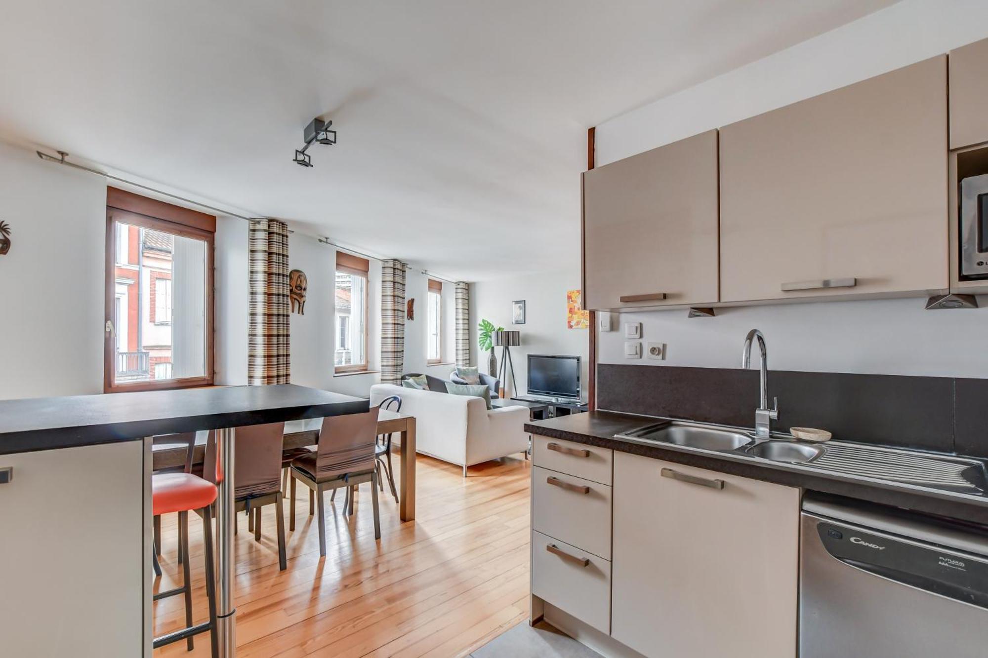 Duplex Tolosa - Pont-Neuf, Dome De La Grave, 2 Bdrs 85M2, Ac, Free Private Car Park - T3 85M2 Avec Clim, Parking Prive Gratuit Εξωτερικό φωτογραφία